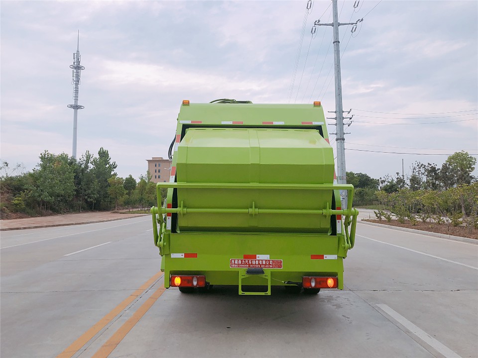 東風(fēng)天錦12-14立方程力壓縮垃圾車(chē) (17)