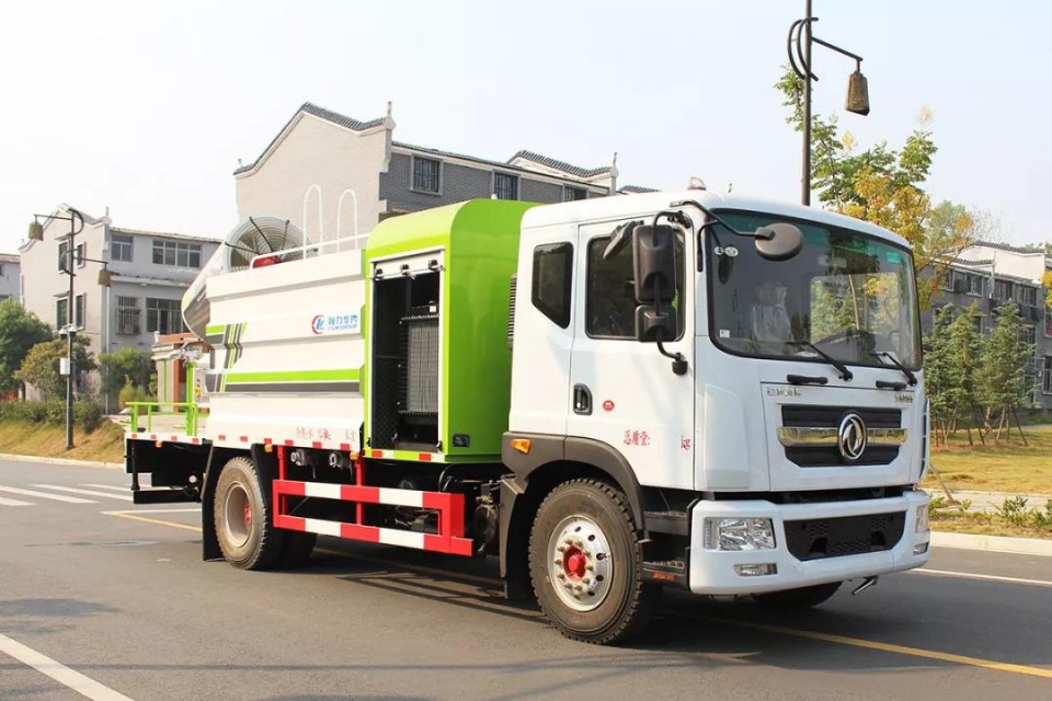 國六東風D9程力多功能抑塵車霧炮車降塵車 (3)